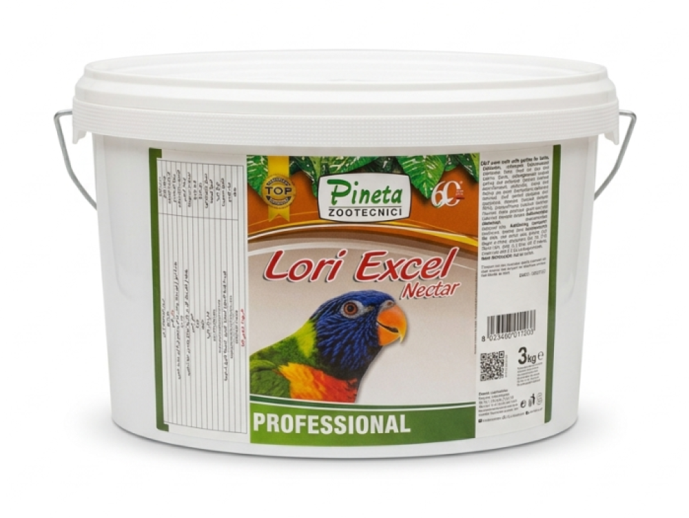 Pineta Lori Excel Nectar (غذاء رحيق متكامل لببغاوات اللوري).