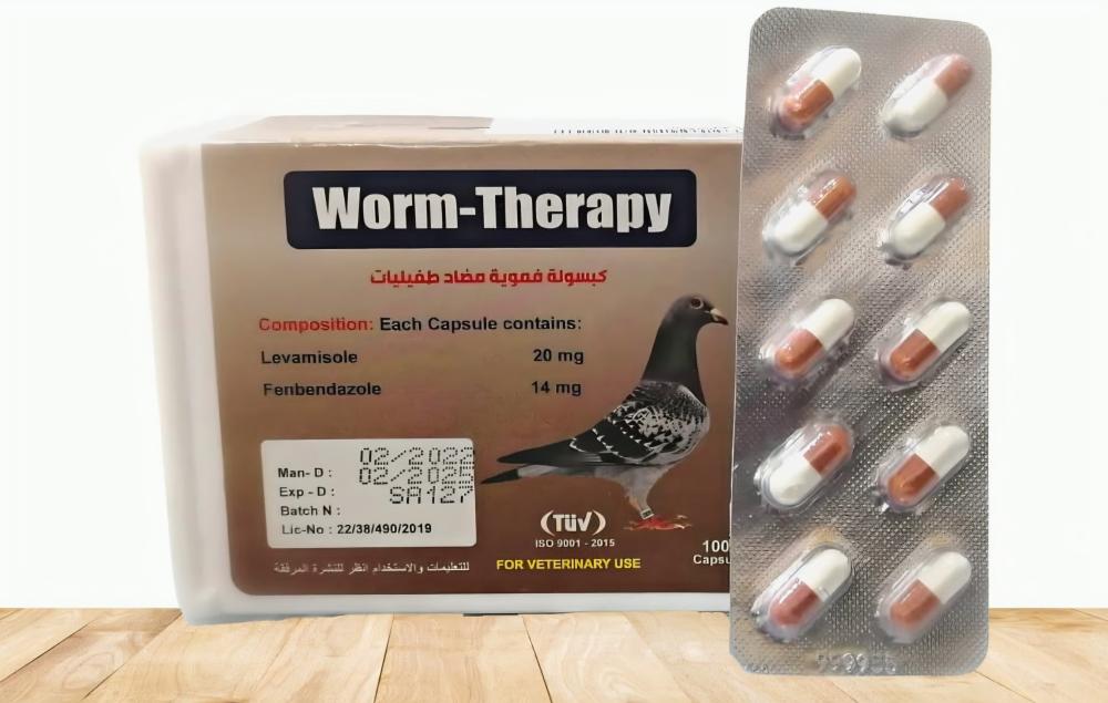 كبسولات الديدان Worm-Therapy