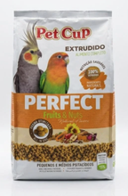 Pet Cup Perfect Fruits & Nuts (المخصص للببغاوات الصغيرة والمتوسطة) باليتس بت كوب